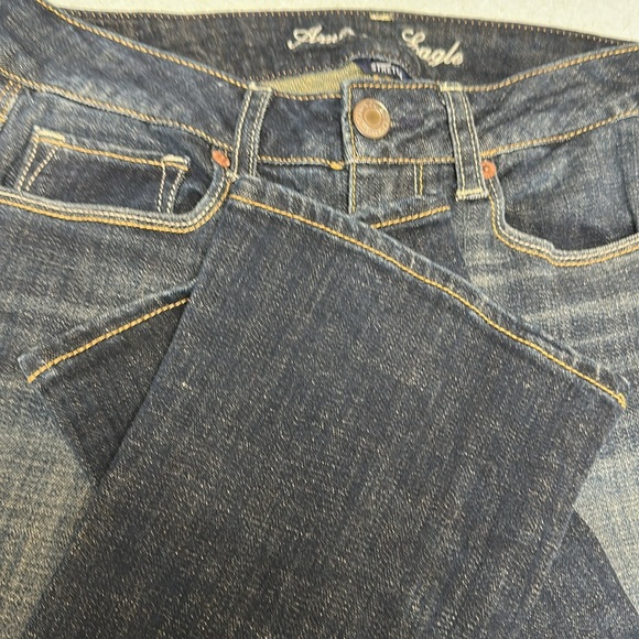 AMERICAN EAGLE ๐ฟ WOMEN ๐ฟ JEANS ๐ฟ STRETCH ๐ SKINNY KICK ๐ DARK WASH - Picture 9 of 9